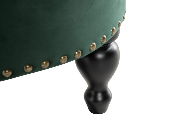 Castelano fodskammel - Grøn - Møbler - Stole & lænestole - Taburet & skammel - Puf - Chesterfield puf