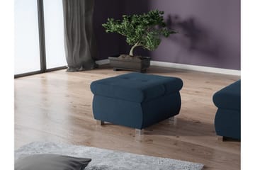 Cerys Fodskammel 60 cm - Blå - Møbler - Stole & lænestole - Taburet & skammel - Puf