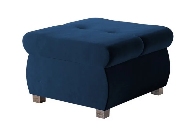 Cerys Fodskammel 60 cm, Blå