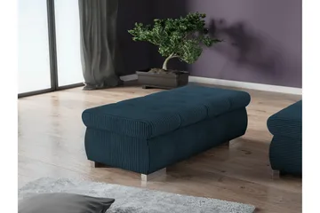 Cerys Fodskammel 60 cm - Blå - Møbler - Stole & lænestole - Taburet & skammel - Puf