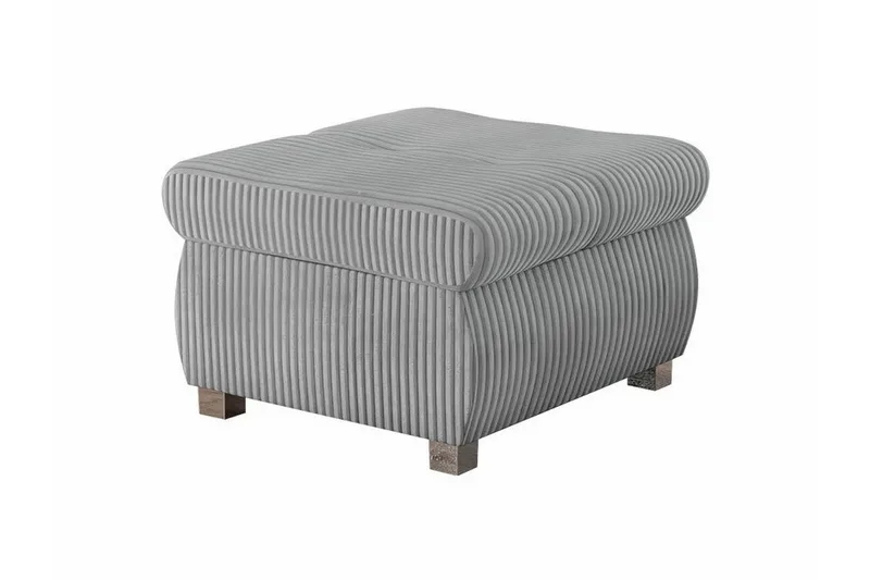 Cerys Fodskammel 60 cm, Grå