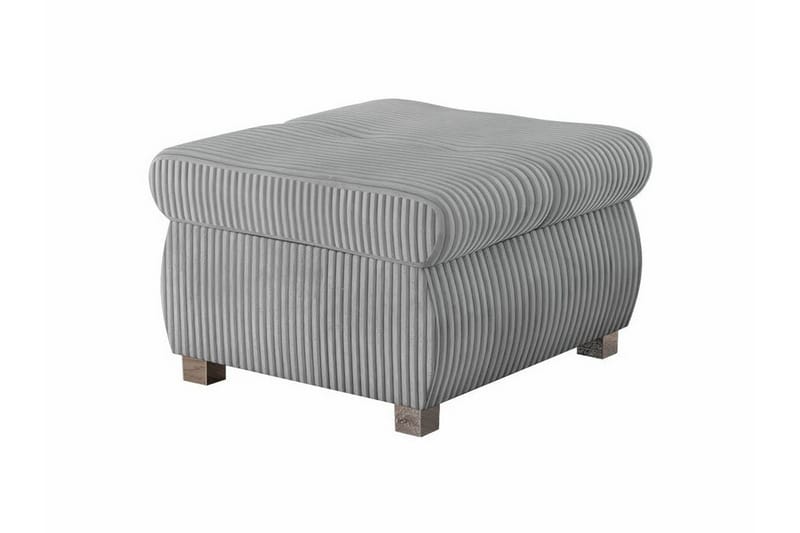 Cerys Fodskammel 60 cm, Grå