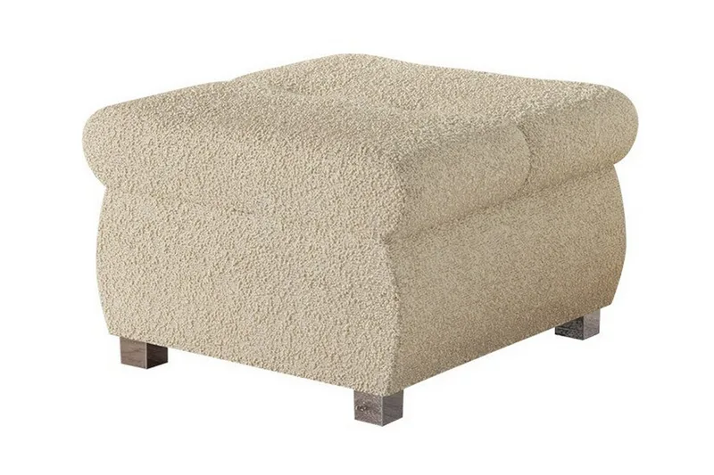 Cerys Fodskammel 60 cm, Lysebrun