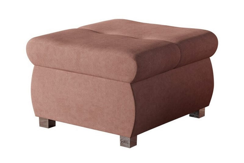 Cerys Fodskammel 60 cm, Lyserød