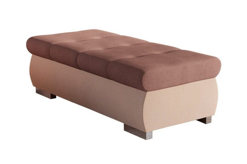 Cerys Fodskammel 60 cm, Lyserød