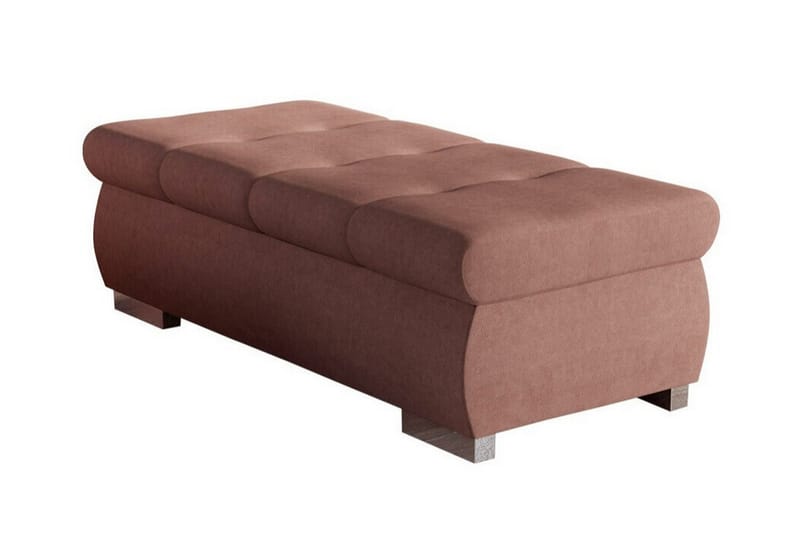 Cerys Fodskammel 60 cm, Lyserød