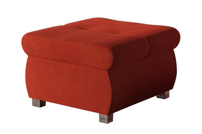 Cerys Fodskammel 60 cm, Rød