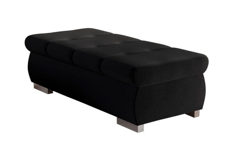 Cerys Fodskammel 60 cm, Sort