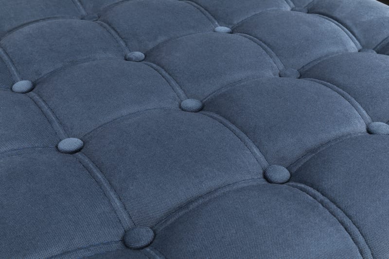 Chesterfield Deluxe Fodskammel Firkantet 70 cm - Velour Beige - Møbler - Stole & lænestole - Taburet & skammel - Puf - Chesterfield puf