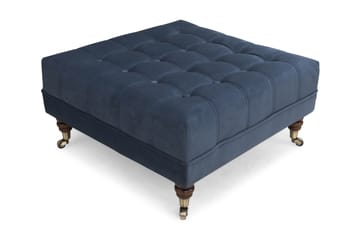 Chesterfield Deluxe Fodskammel Firkantet 70 cm