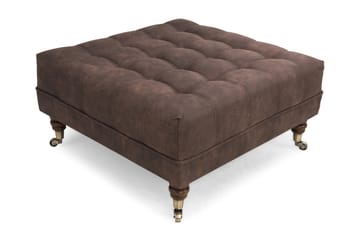 Chesterfield Deluxe Fodskammel Firkantet 70 cm