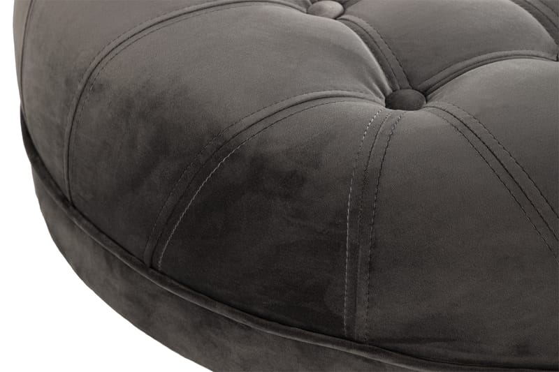 Chesterfield Deluxe Fodskammel - Grå - Møbler - Stole & lænestole - Taburet & skammel - Puf - Chesterfield puf