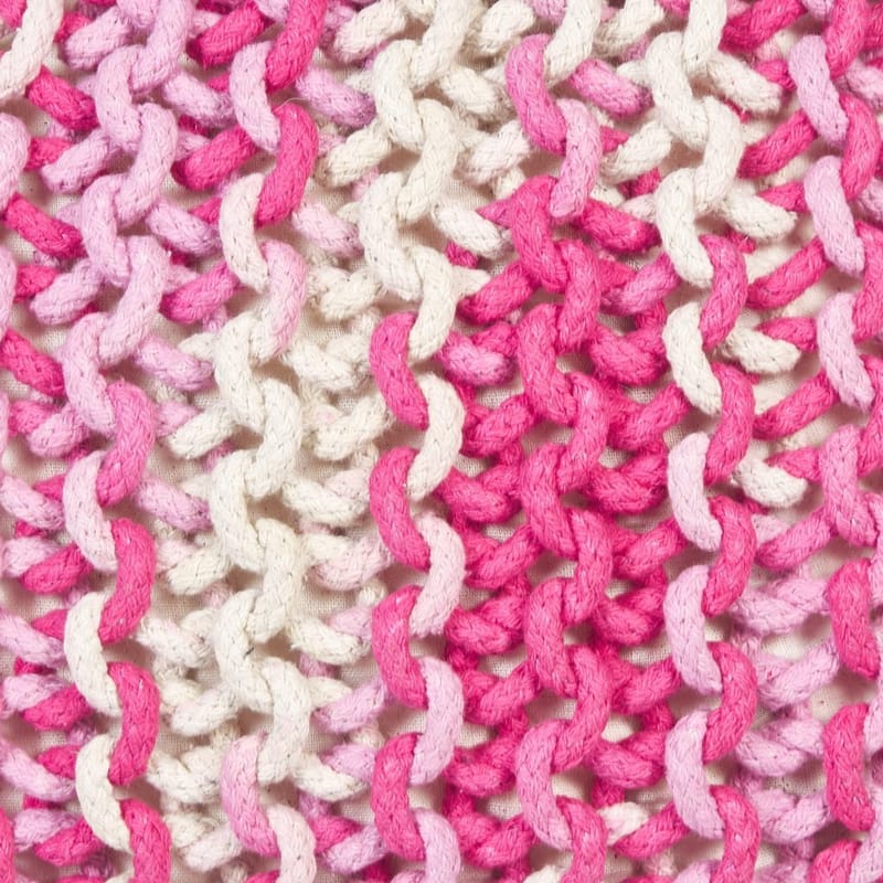 Puf Conrad - Hvid, Rosa - Møbler - Stole & lænestole - Taburet & skammel - Ottoman