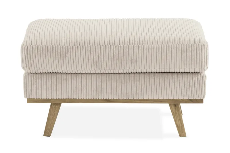 Copenhagen fodskammel Fløjl - Beige - Møbler - Stole & lænestole - Taburet & skammel - Puf