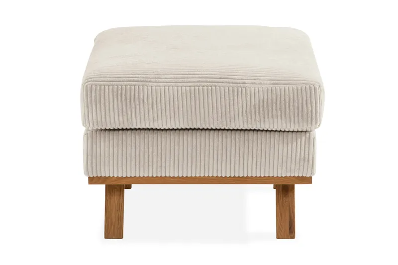 Copenhagen fodskammel Fløjl - Beige - Møbler - Stole & lænestole - Taburet & skammel - Puf