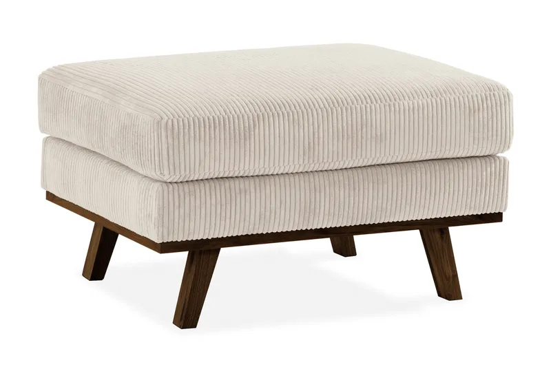 Copenhagen fodskammel Fløjl - Beige - Møbler - Stole & lænestole - Taburet & skammel - Puf