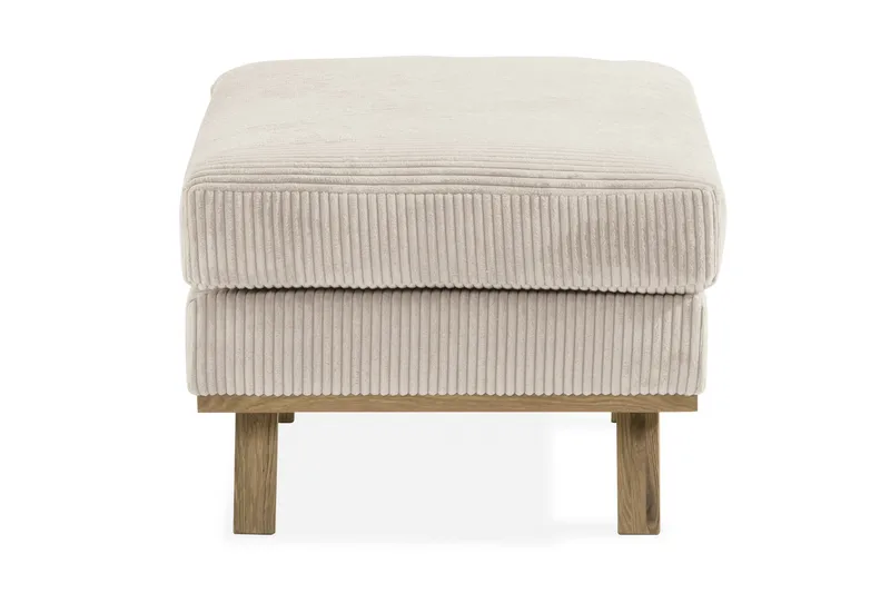 Copenhagen fodskammel Fløjl - Beige - Møbler - Stole & lænestole - Taburet & skammel - Puf