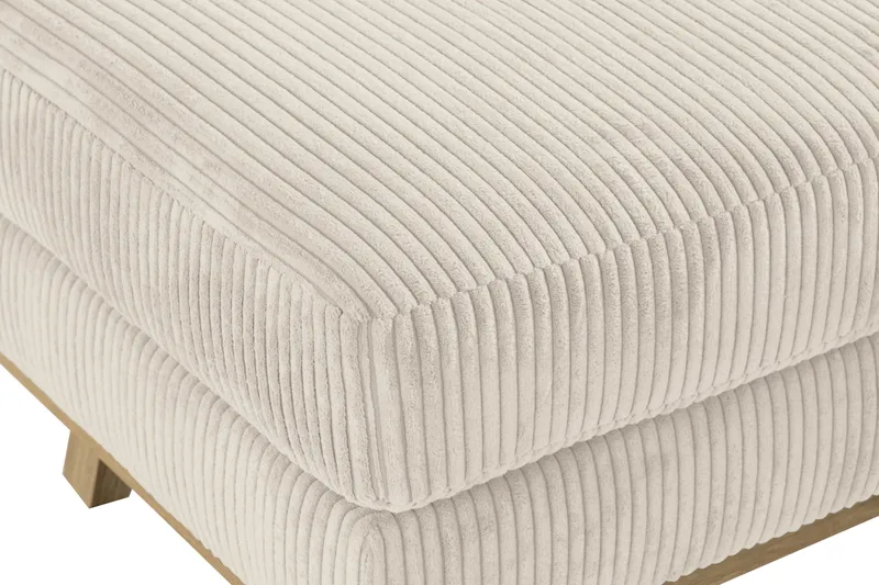 Copenhagen fodskammel Fløjl - Beige - Møbler - Stole & lænestole - Taburet & skammel - Puf