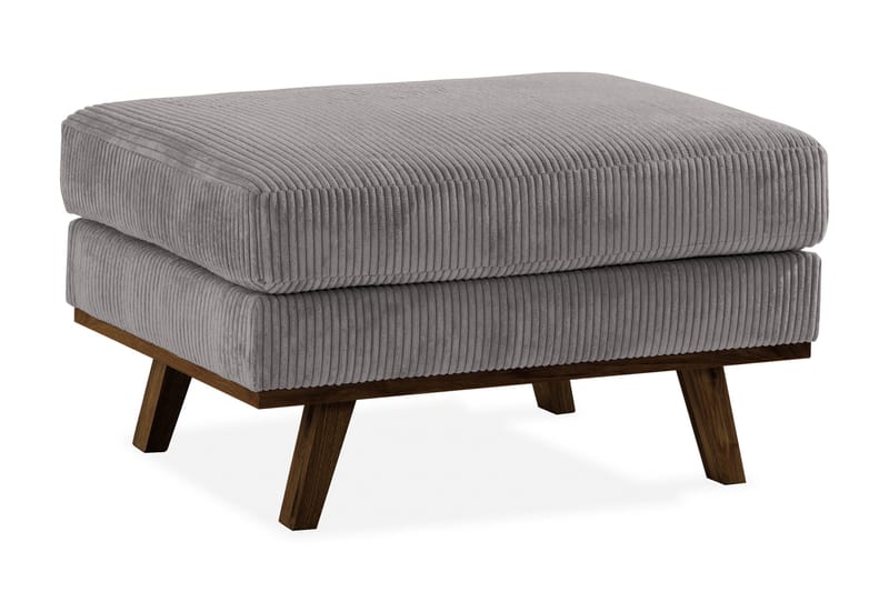 Copenhagen fodskammel Fløjl - Grå - Møbler - Stole & lænestole - Taburet & skammel - Puf