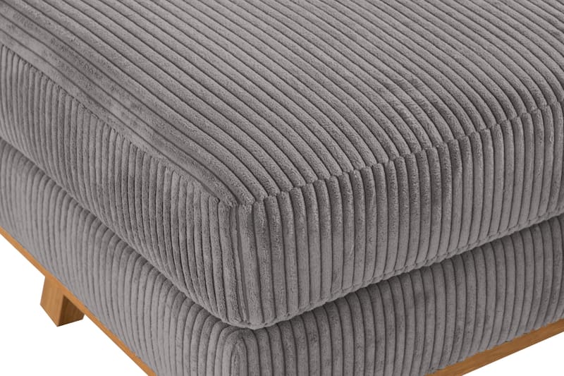 Copenhagen fodskammel Fløjl - Grå - Møbler - Stole & lænestole - Taburet & skammel - Puf