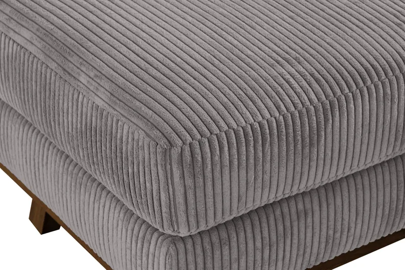 Copenhagen fodskammel Fløjl - Grå - Møbler - Stole & lænestole - Taburet & skammel - Puf