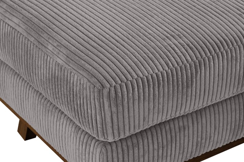 Copenhagen fodskammel Fløjl - Grå - Møbler - Stole & lænestole - Taburet & skammel - Puf