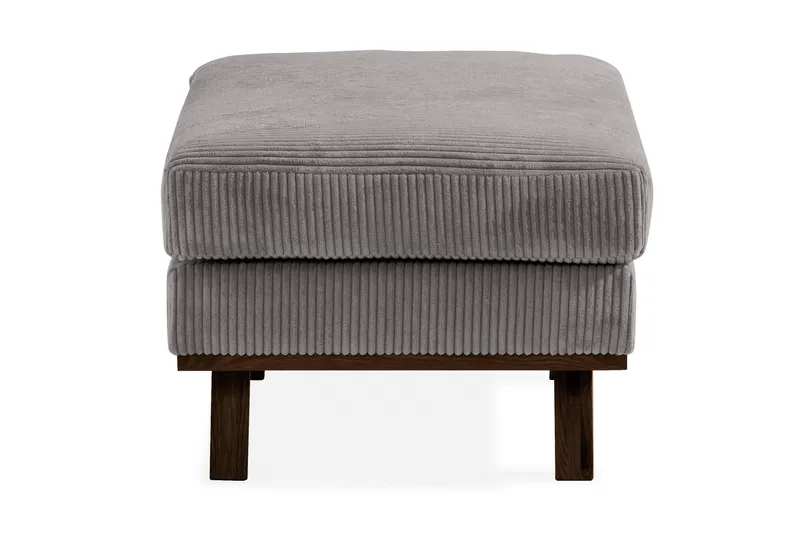Copenhagen fodskammel Fløjl - Grå - Møbler - Stole & lænestole - Taburet & skammel - Puf