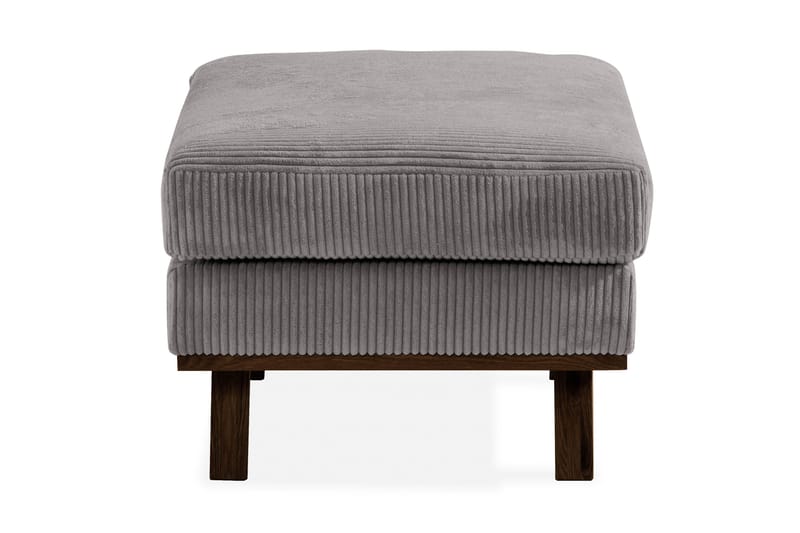 Copenhagen fodskammel Fløjl - Grå - Møbler - Stole & lænestole - Taburet & skammel - Puf