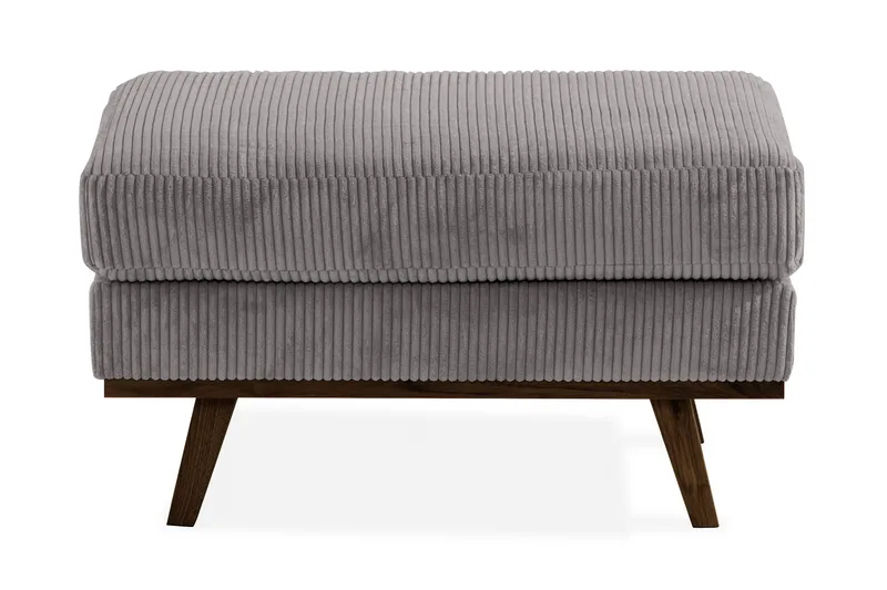 Copenhagen fodskammel Fløjl - Grå - Møbler - Stole & lænestole - Taburet & skammel - Puf