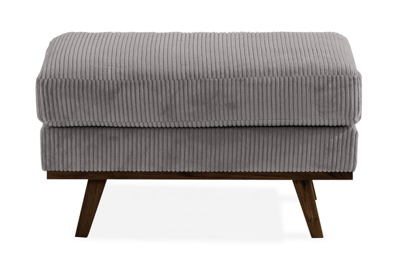 Copenhagen fodskammel Fløjl - Grå - Møbler - Stole & lænestole - Taburet & skammel - Puf