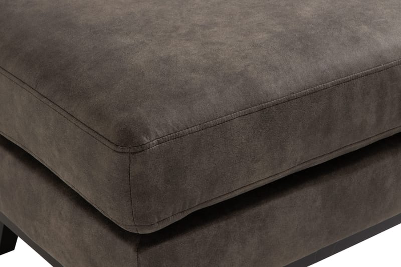 Copenhagen Fodskammel Læder look - Mørkegrå - Møbler - Stole & lænestole - Taburet & skammel - Puf