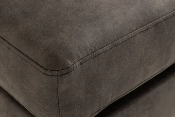 Copenhagen Fodskammel Læder look - Mørkegrå - Møbler - Stole & lænestole - Taburet & skammel - Puf