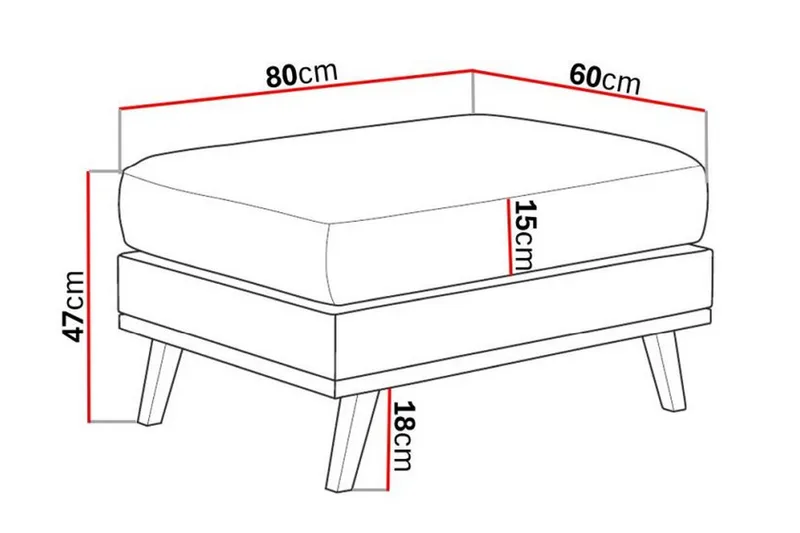 Copenhagen Fodskammel Velour - Beige - Møbler - Stole & lænestole - Taburet & skammel - Puf