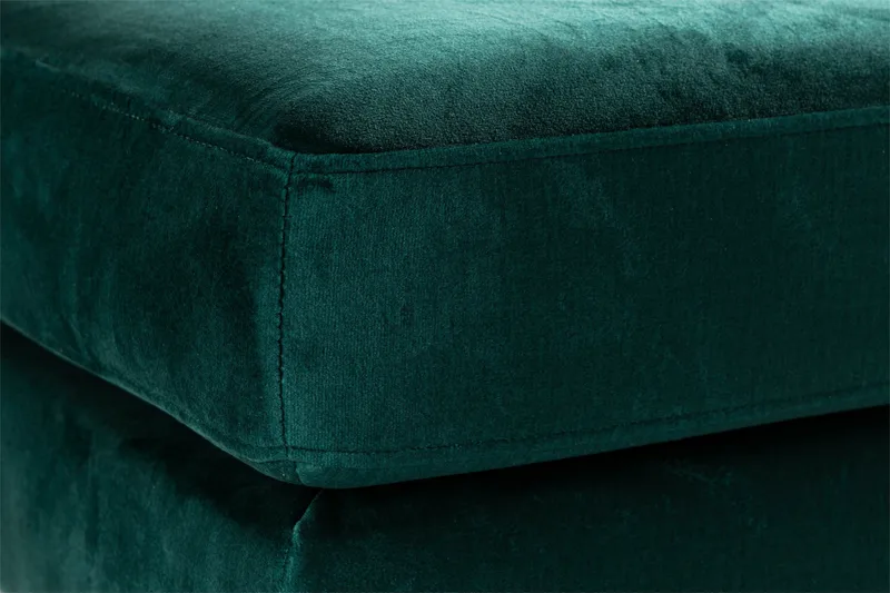 Copenhagen Fodskammel Velour - Grøn - Møbler - Stole & lænestole - Taburet & skammel - Puf