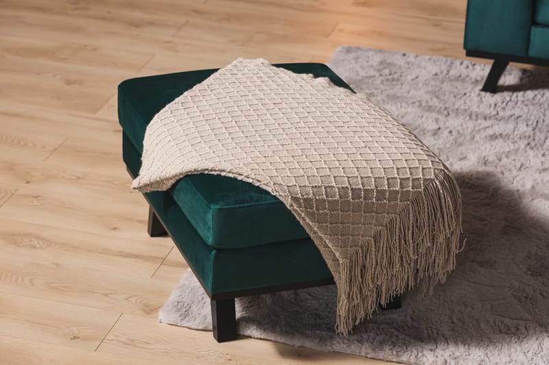 Copenhagen Fodskammel Velour - Grøn - Møbler - Stole & lænestole - Taburet & skammel - Puf