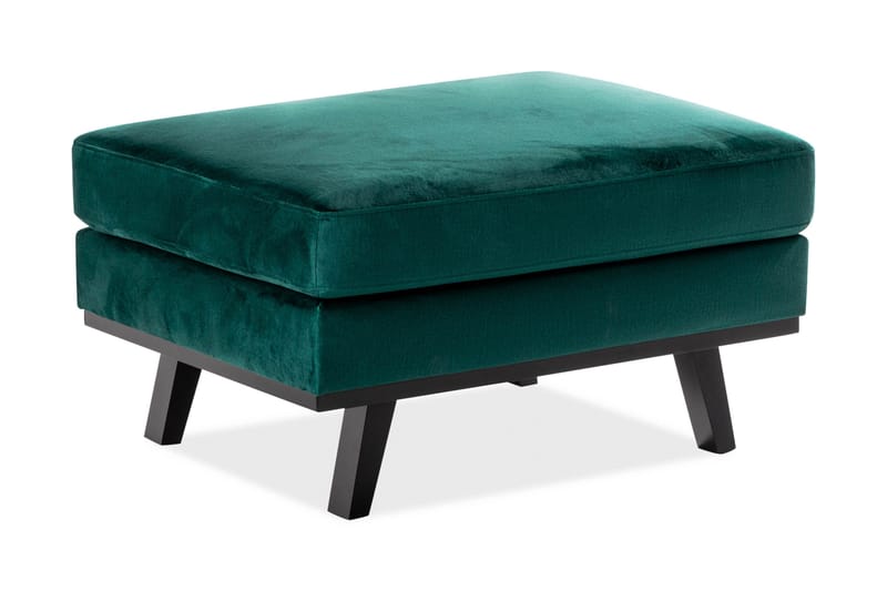 Copenhagen Fodskammel Velour - Grøn - Møbler - Stole & lænestole - Taburet & skammel - Puf