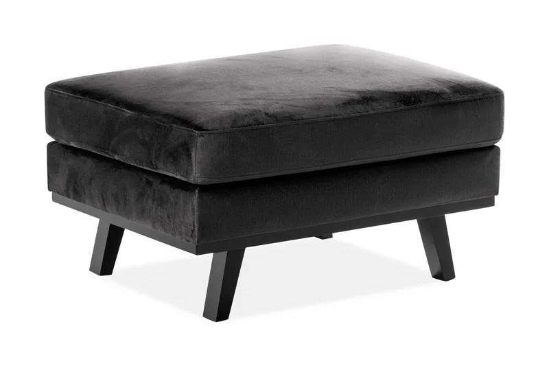 Copenhagen Puf Velour, Grå