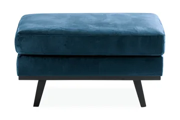Copenhagen Puf Velour - Blå - Møbler - Stole & lænestole - Taburet & skammel - Puf