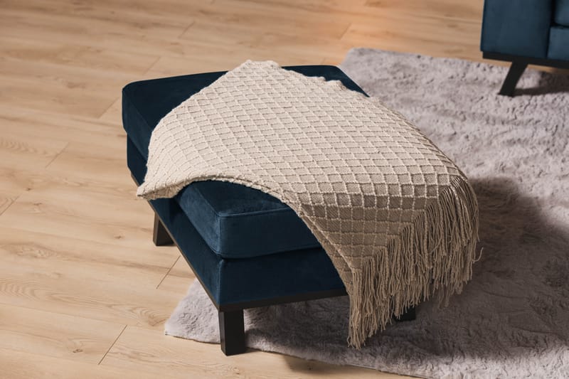 Copenhagen Puf Velour - Blå - Møbler - Stole & lænestole - Taburet & skammel - Puf