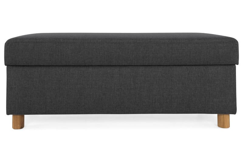 Crazy Fodskammel med Opbevaring 120x50 - Antracit - Møbler - Stole & lænestole - Taburet & skammel - Puf