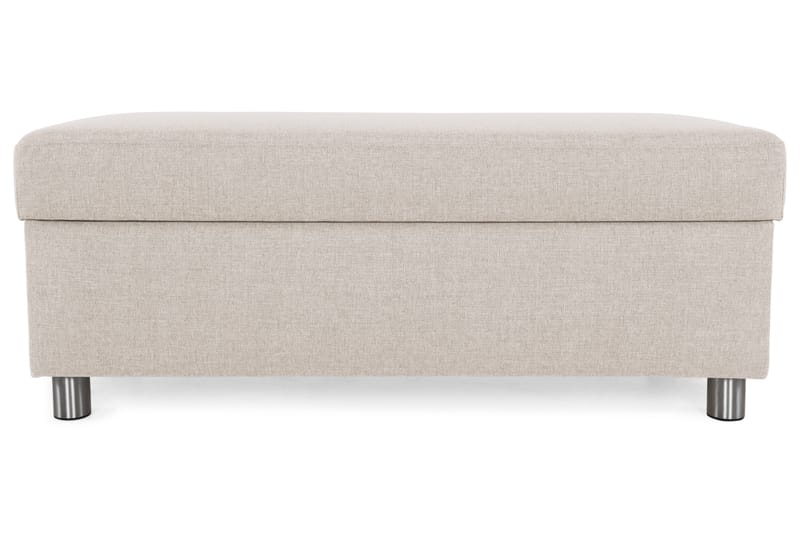 Crazy Fodskammel med Opbevaring 120x50 - Beige - Møbler - Stole & lænestole - Taburet & skammel - Puf