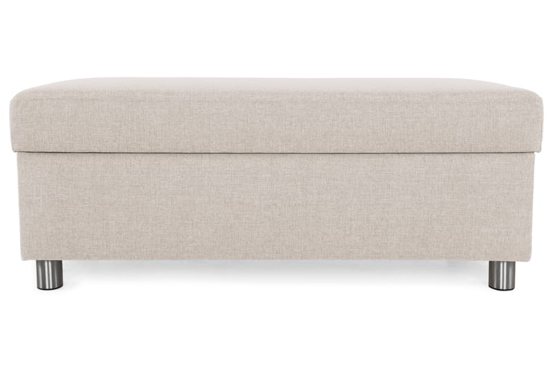Crazy Fodskammel med Opbevaring 120x50 - Beige - Møbler - Stole & lænestole - Taburet & skammel - Puf