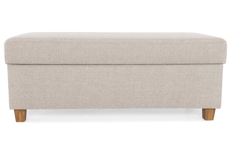 Crazy Fodskammel med Opbevaring 120x50 - Beige - Møbler - Stole & lænestole - Taburet & skammel - Puf