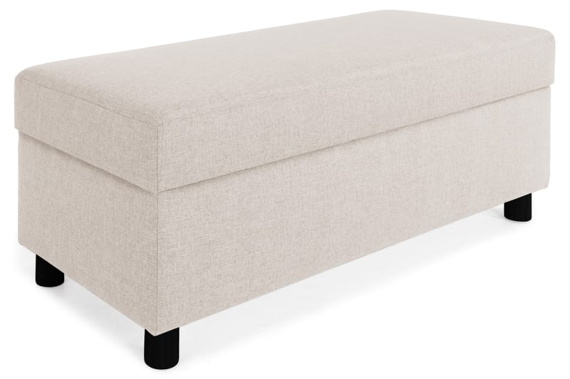 Crazy Fodskammel med Opbevaring 120x50 - Beige - Møbler - Stole & lænestole - Taburet & skammel - Puf