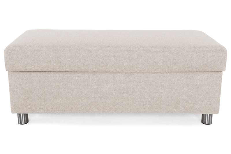 Crazy Fodskammel med Opbevaring 120x50 - Beige - Møbler - Stole & lænestole - Taburet & skammel - Puf