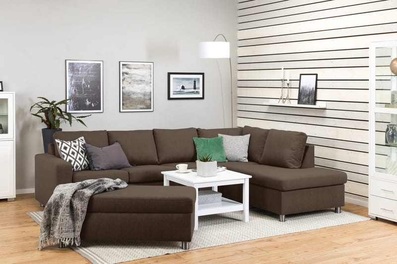 Crazy Fodskammel med Opbevaring 120x50 - Brun - Møbler - Stole & lænestole - Taburet & skammel - Puf