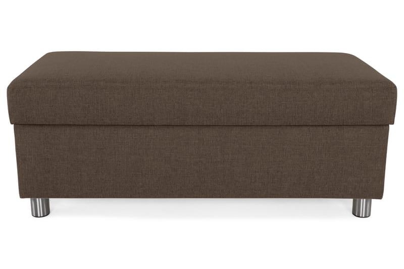 Crazy Fodskammel med Opbevaring 120x50 - Brun - Møbler - Stole & lænestole - Taburet & skammel - Puf