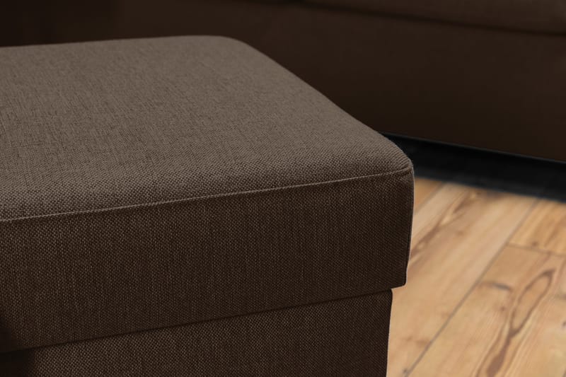 Crazy Fodskammel med Opbevaring 120x50 - Brun - Møbler - Stole & lænestole - Taburet & skammel - Puf