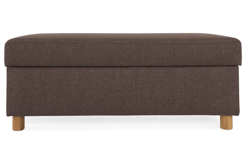 Crazy Fodskammel med Opbevaring 120x50 - Brun - Møbler - Stole & lænestole - Taburet & skammel - Puf