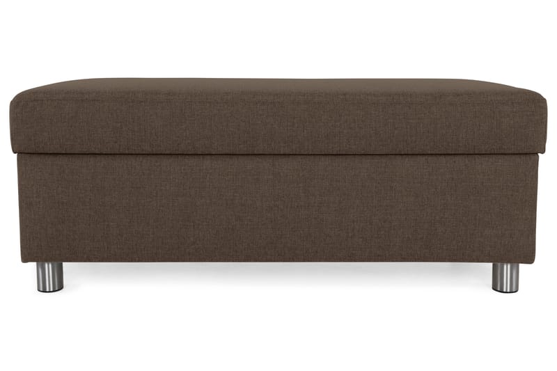 Crazy Fodskammel med Opbevaring 120x50 - Brun - Møbler - Stole & lænestole - Taburet & skammel - Puf